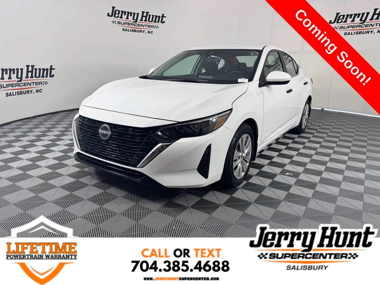 White 2025 Nissan Sentra S for sale in Salisbury, NC