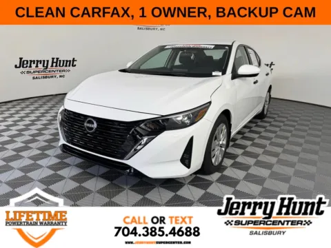 White 2025 Nissan Sentra S for sale in Salisbury, NC