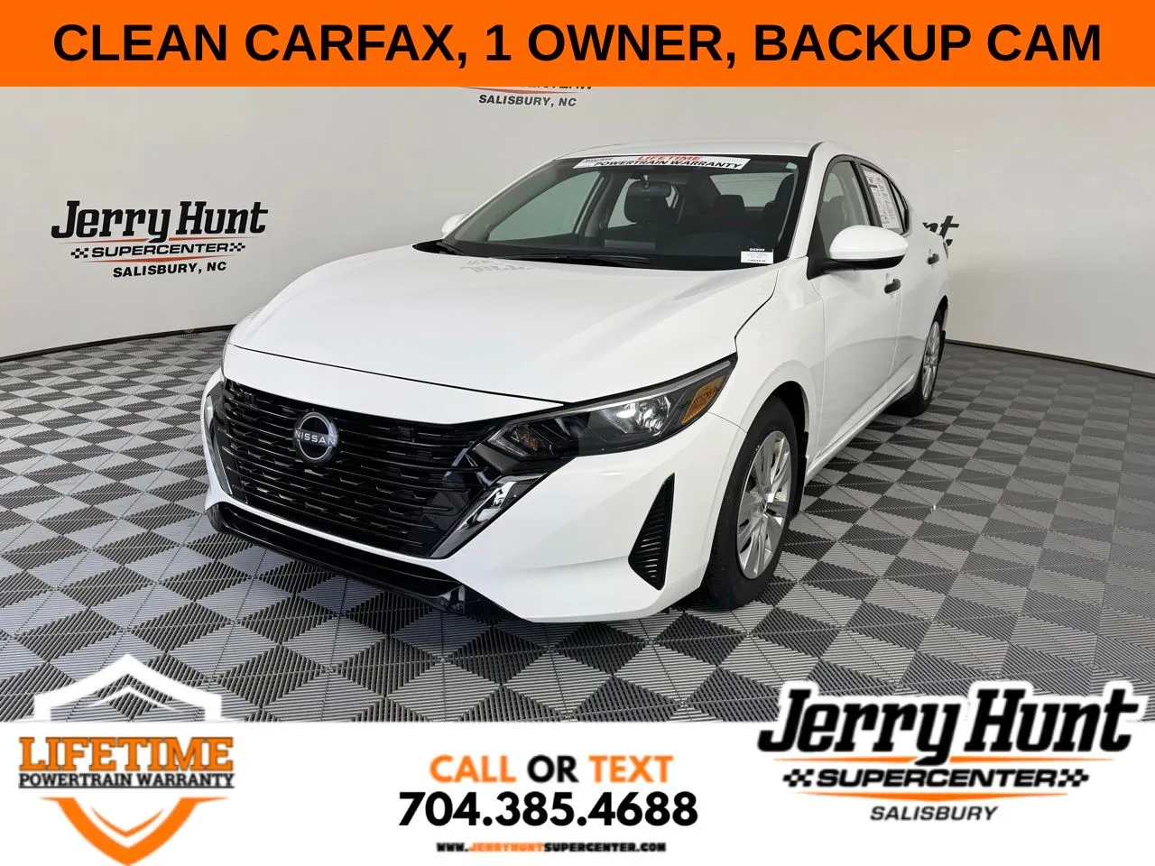 White 2025 Nissan Sentra S for sale in Salisbury, NC