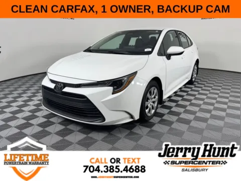 White 2025 Toyota Corolla LE for sale in Salisbury, NC