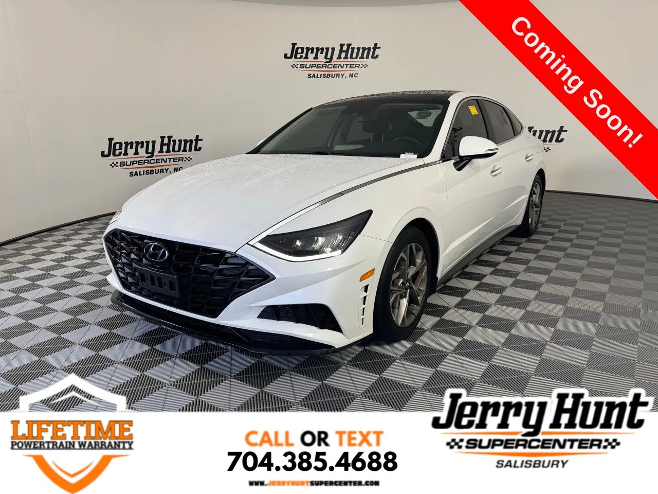 White 2021 Hyundai Sonata SEL for sale in Salisbury, NC