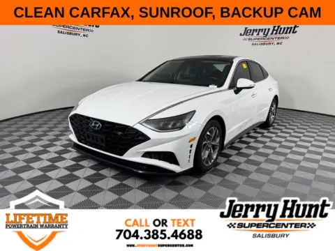 White 2021 Hyundai Sonata SEL for sale in Salisbury, NC