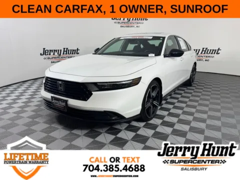 White 2024 Honda Accord Hybrid Sport for sale in Salisbury, NC