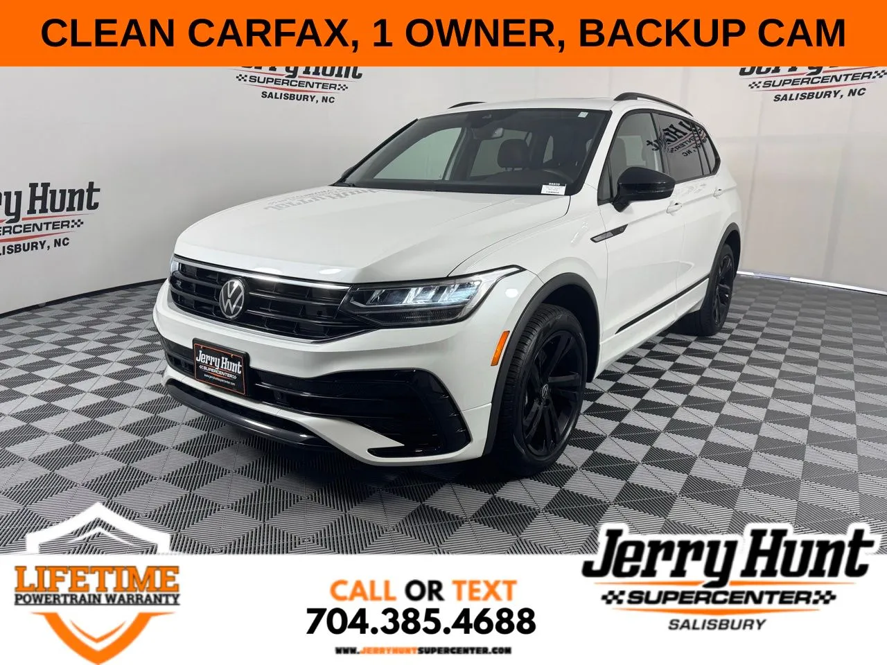 White 2024 Volkswagen Tiguan 2.0T SE R-Line Black for sale in Salisbury, NC