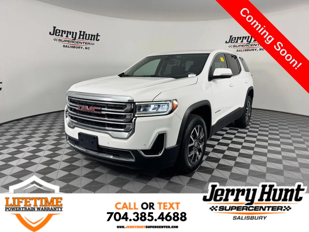 White 2022 GMC Acadia SLE for sale in Salisbury, NC