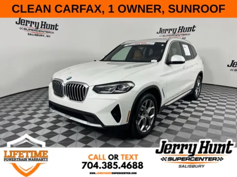 White 2024 BMW X3 xDrive30i for sale in Salisbury, NC