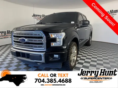 Black 2017 Ford F-150 Limited for sale in Salisbury, NC