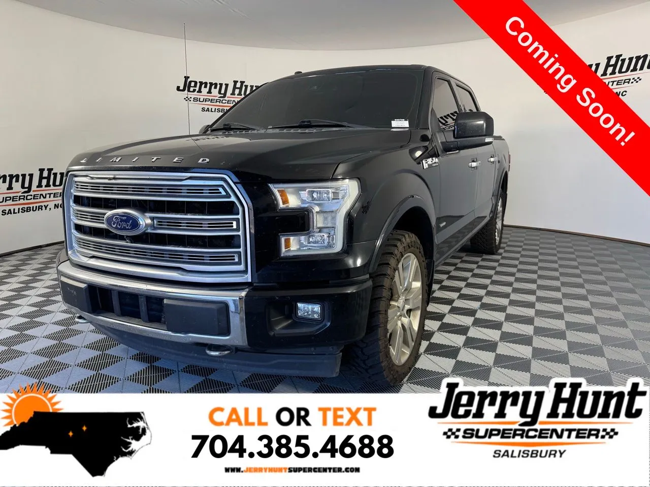 Black 2017 Ford F-150 Limited for sale in Salisbury, NC