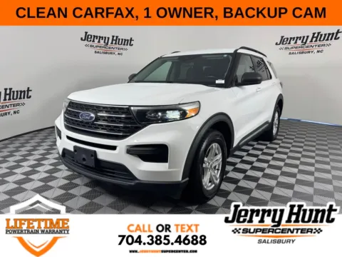White 2022 Ford Explorer XLT for sale in Salisbury, NC