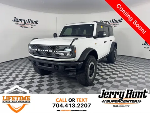 White 2022 Ford Bronco Badlands for sale in Salisbury, NC