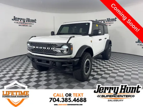 White 2022 Ford Bronco Badlands for sale in Salisbury, NC