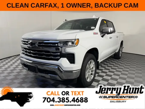 White 2024 Chevrolet Silverado 1500 LTZ for sale in Salisbury, NC