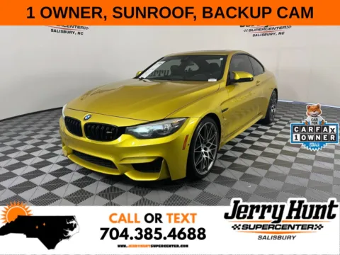 Yellow 2019 BMW M4 for sale in Salisbury, NC