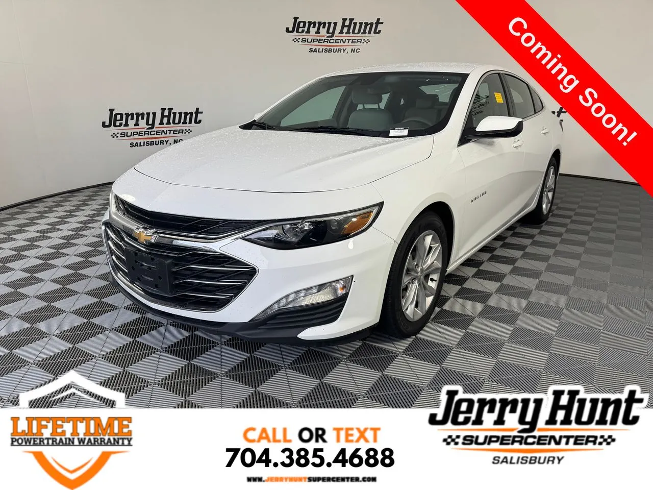 White 2022 Chevrolet Malibu LT for sale in Salisbury, NC