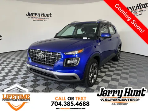 Blue 2024 Hyundai Venue SEL for sale in Salisbury, NC