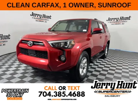 Red 2022 Toyota 4Runner SR5 Premium for sale in Salisbury, NC