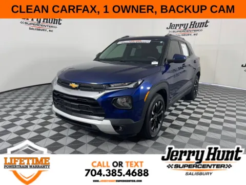 Blue 2022 Chevrolet TrailBlazer LT for sale in Salisbury, NC