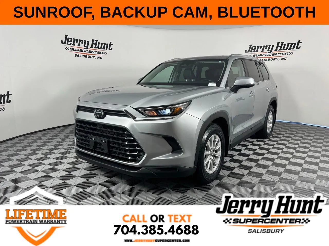 Silver 2024 Toyota Grand Highlander XLE for sale in Salisbury, NC