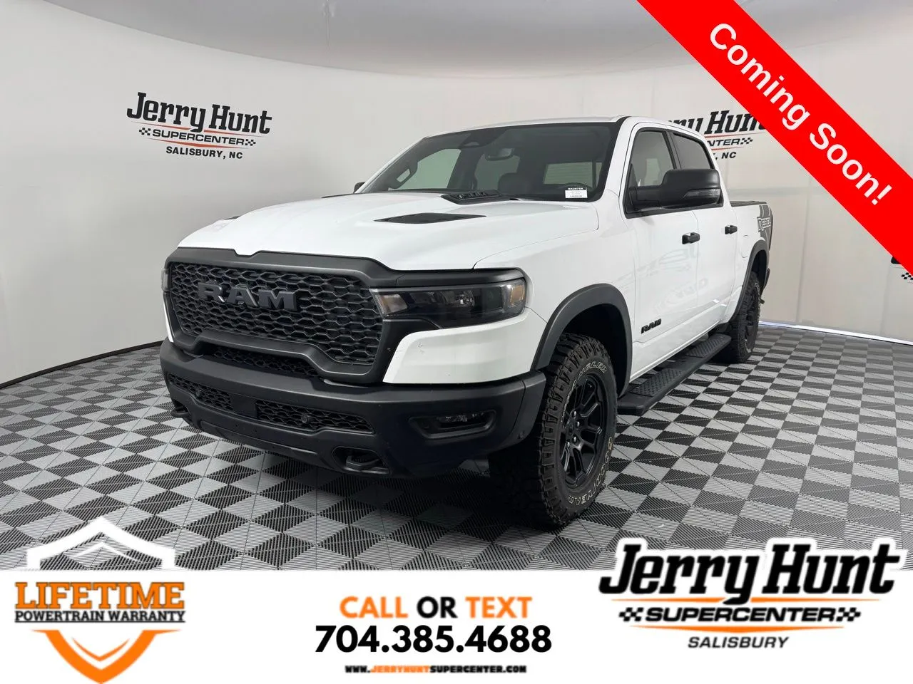 White 2025 Ram 1500 Rebel for sale in Salisbury, NC