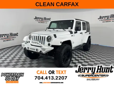 White 2018 Jeep Wrangler JK Unlimited Sahara for sale in Salisbury, NC