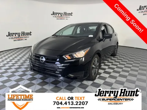 Black 2024 Nissan Versa 1.6 S for sale in Salisbury, NC