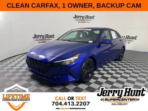 Blue 2022 Hyundai Elantra SEL for sale in Salisbury, NC
