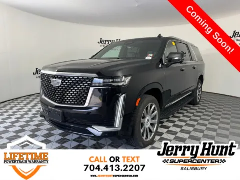 Black 2021 Cadillac Escalade ESV Premium for sale in Salisbury, NC