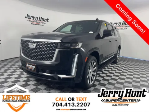 Black 2021 Cadillac Escalade ESV Premium for sale in Salisbury, NC
