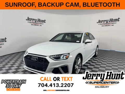 White 2023 Audi A4 45 S line Premium Plus for sale in Salisbury, NC