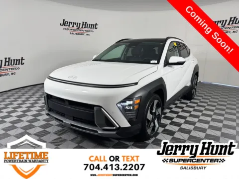 White 2024 Hyundai Kona Limited for sale in Salisbury, NC