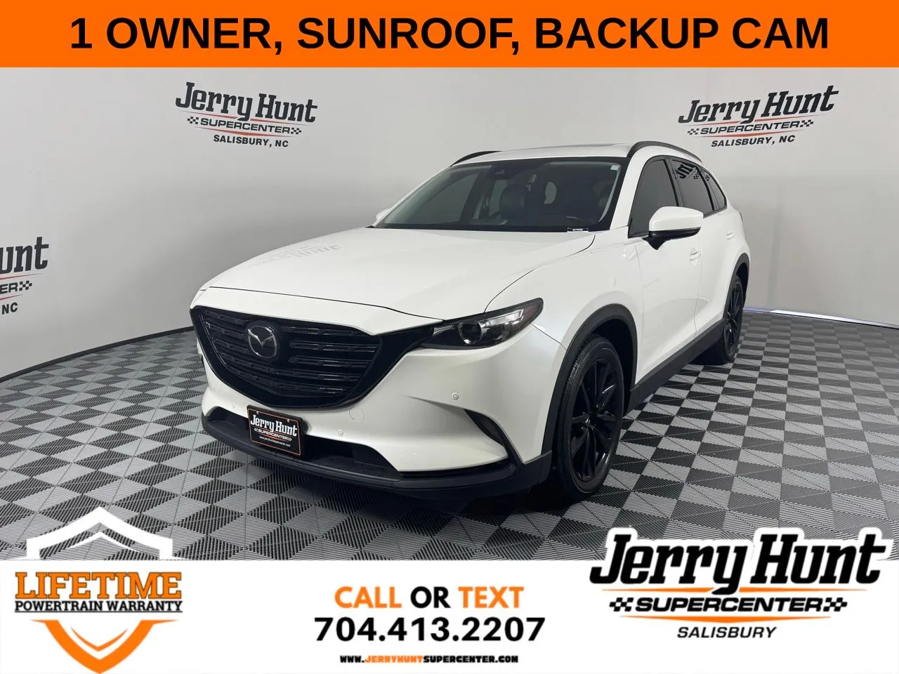 White 2022 Mazda CX-9 Touring Plus for sale in Salisbury, NC