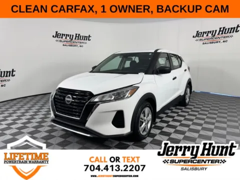White 2022 Nissan Kicks S for sale in Salisbury, NC