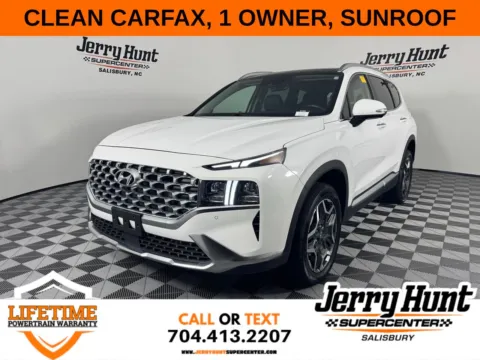 White 2023 Hyundai Santa Fe Limited for sale in Salisbury, NC