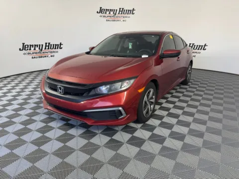 Red 2020 Honda Civic LX for sale in Salisbury, NC