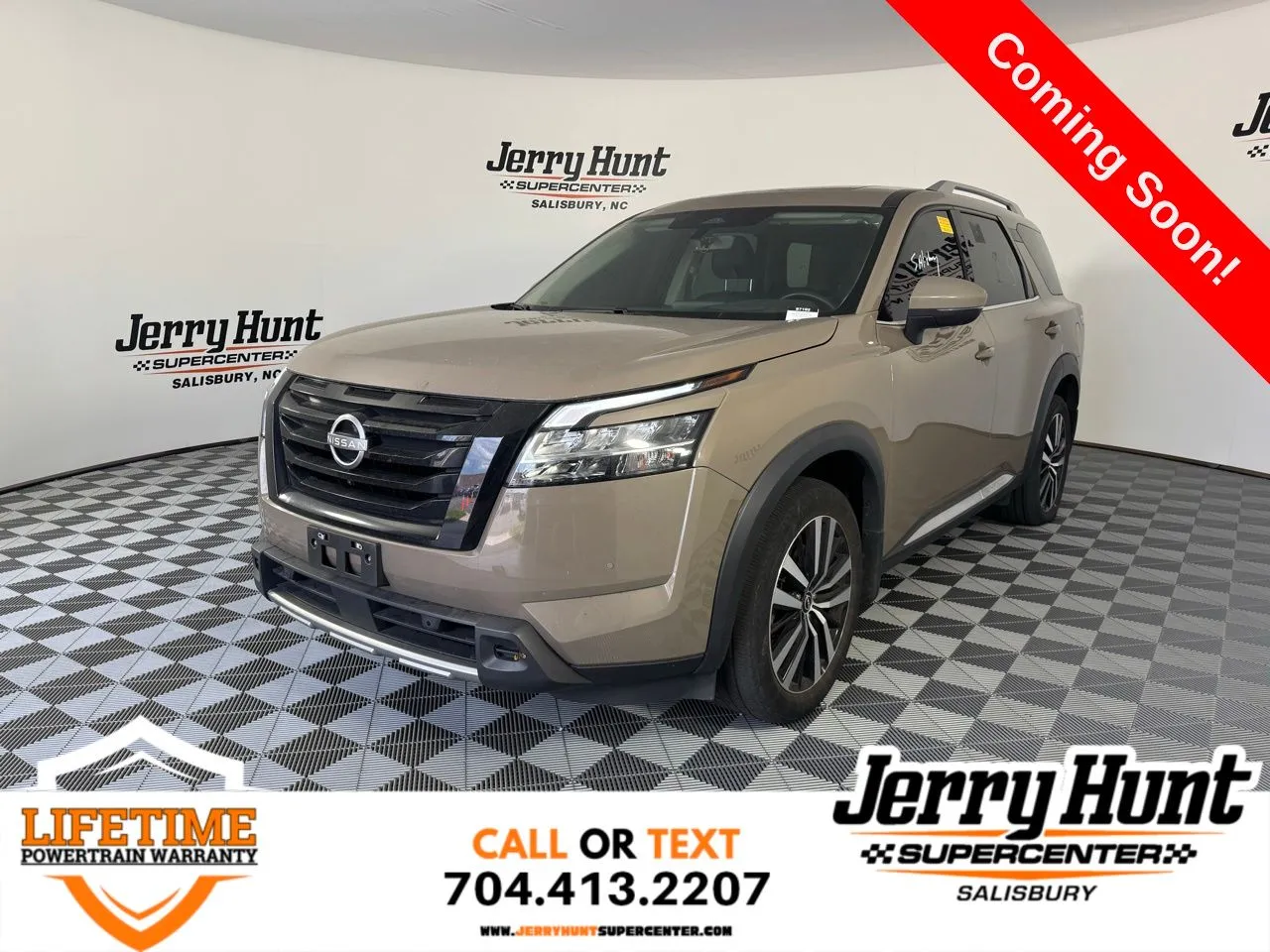 Beige 2024 Nissan Pathfinder Platinum for sale in Salisbury, NC