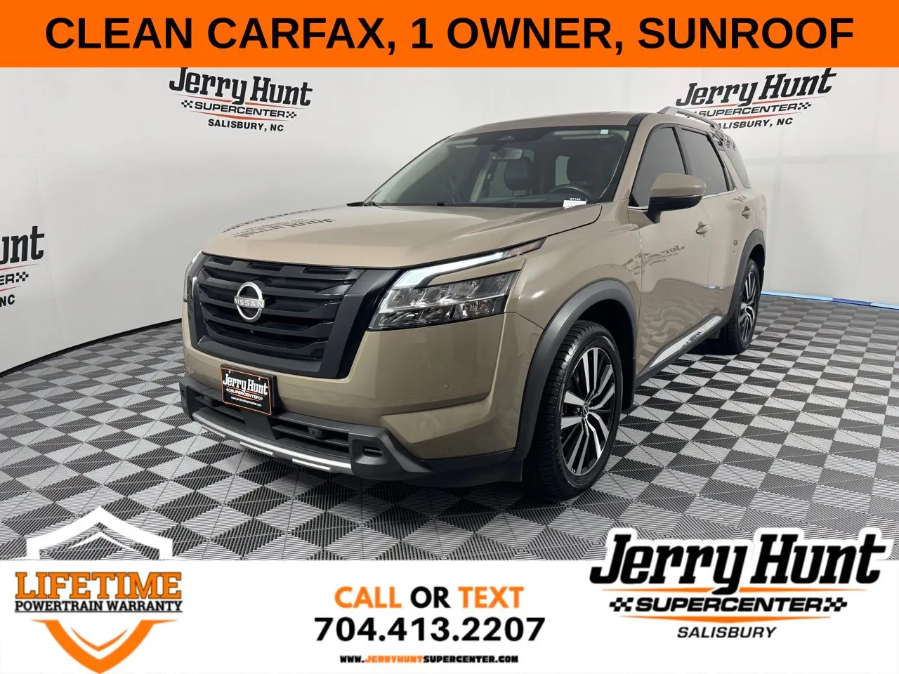 Beige 2024 Nissan Pathfinder Platinum for sale in Salisbury, NC