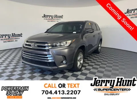 Gray 2019 Toyota Highlander Limited for sale in Salisbury, NC