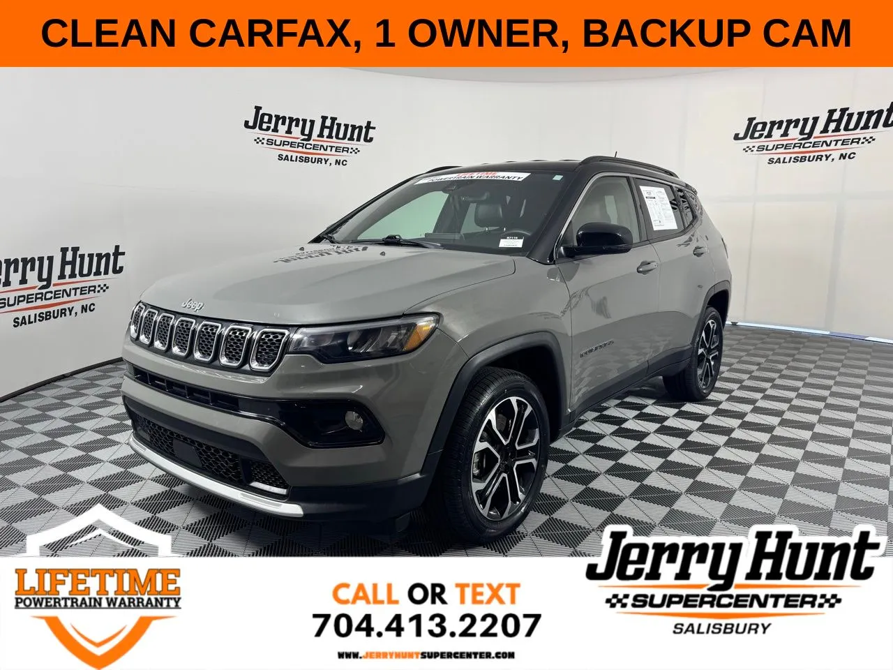 Gray 2023 Jeep Compass Limited for sale in Salisbury, NC