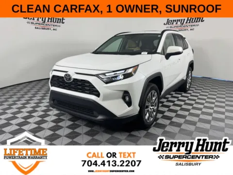 White 2025 Toyota RAV4 XLE Premium for sale in Salisbury, NC
