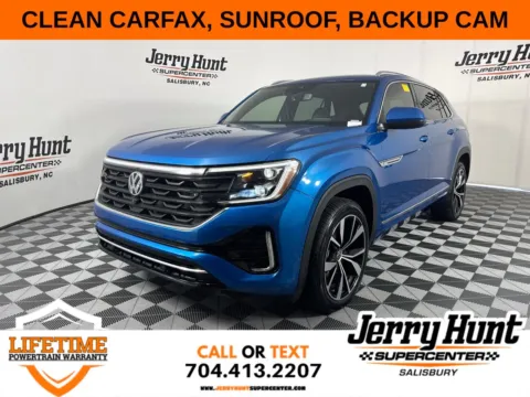 Blue 2024 Volkswagen Atlas Cross Sport 2.0T SEL Premium R-Line for sale in Salisbury, NC