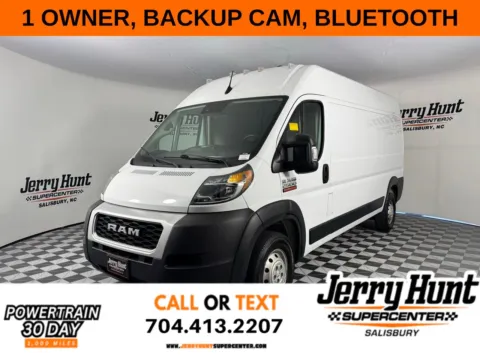 White 2022 Ram ProMaster 2500 High Roof for sale in Salisbury, NC