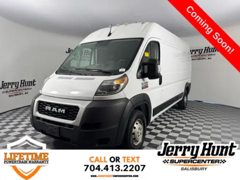 White 2022 Ram ProMaster 2500 High Roof for sale in Salisbury, NC