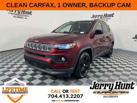 Red 2022 Jeep Compass Latitude for sale in Salisbury, NC