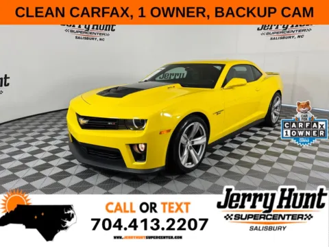 Yellow 2013 Chevrolet Camaro ZL1 for sale in Salisbury, NC