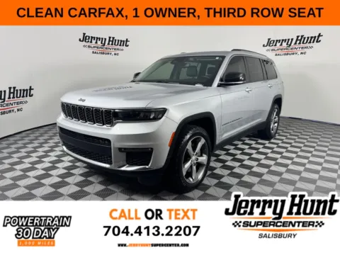 Silver 2021 Jeep Grand Cherokee L Limited for sale in Salisbury, NC