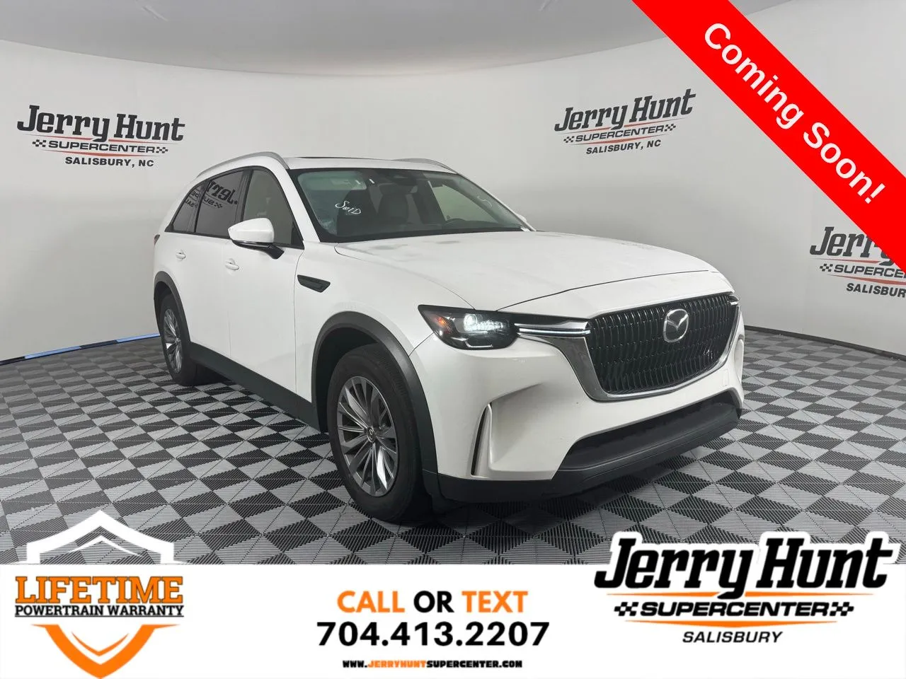 White 2024 Mazda CX-90 3.3 Turbo Preferred Plus for sale in Salisbury, NC