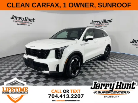 White 2025 Kia Sorento Hybrid SX Prestige for sale in Salisbury, NC