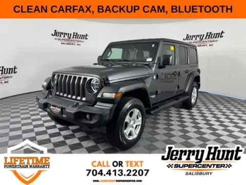 Gray 2021 Jeep Wrangler Unlimited Sport S for sale in Salisbury, NC