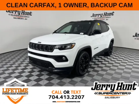 White 2024 Jeep Compass Latitude for sale in Salisbury, NC