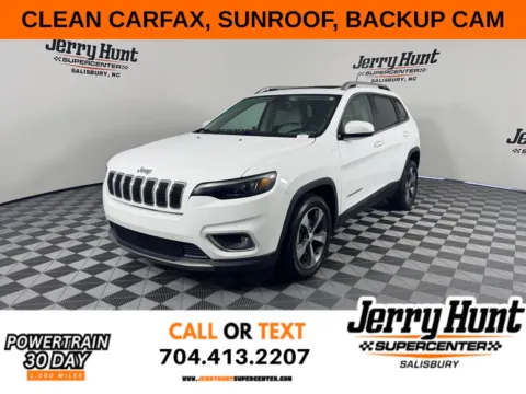 White 2019 Jeep Cherokee Limited for sale in Salisbury, NC